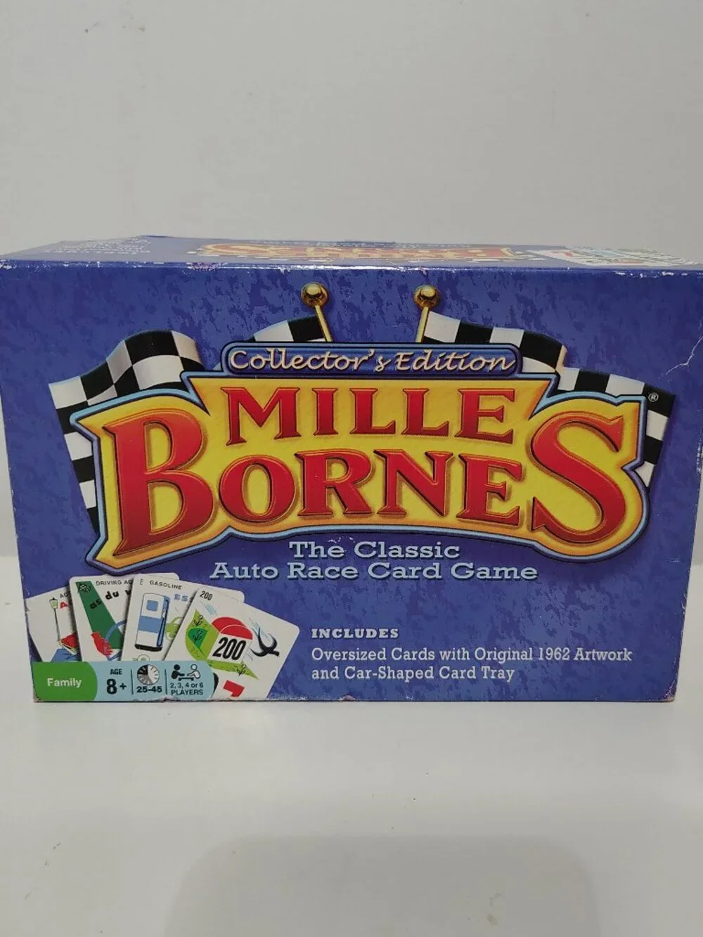 MILLE BORNES Collectors Edition Classic Auto Race Card Game 2003 NICE COMPLETE
